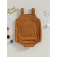thumbnail image 4 of Wassery Baby Boys Girls Corduroy Bodysuits Infant Christmas Clothes Elk Embroidery Sleeveless Straps Romper Newborn Fall Jumpsuits Playsuit 0-18M, 4 of 8