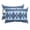 Blue, Slate Blue, Dusty Blue, Steel Blue, variant on Blush Pink Boho Southwestern Outdoor Pillows for Chaise Lounge Chair Waterproof Lumbar Pillows with Insert&Adjustable Strap Beach Headrest Pillow Vintage Ethnic Tribes Zigzag Tile Pool Pillow 11"x16"
