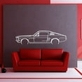 thumbnail image 2 of LaModaHome Mustang GT Fastback 390S Metal Silhouette Wall Art, 2 of 5