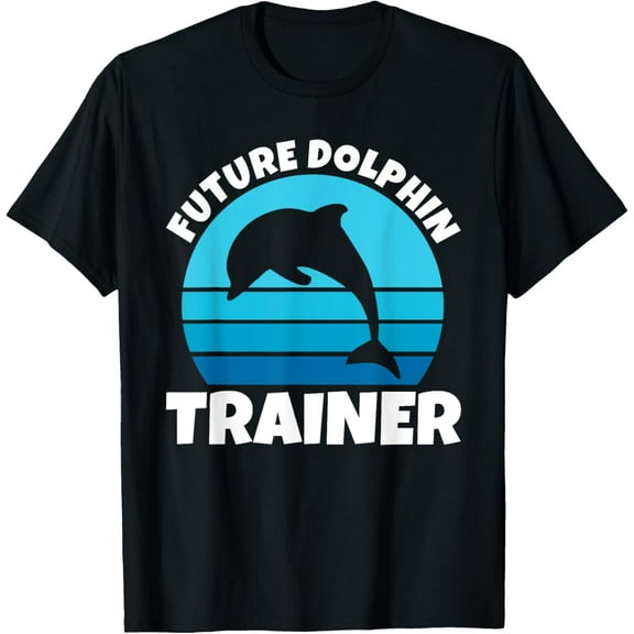 Future Dolphin Trainer Funny Kids Sea Ocean Animal Dolphins T-Shirt