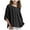 Black, variant on Girls Green Shirt 3/4 Sleeve Summer Tops Children's Fashion T-Shirts Toddler To Big Kid Sizes Preppy Girls Clothes