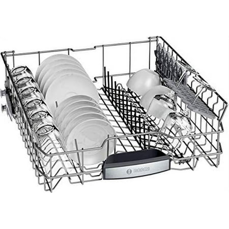 Bosch - 800 Series 24" Top Control Built-In Stainless Steel Tub Dishwasher with 3rd Rack and CrystalDry, 42 dBa - Stainless Steel