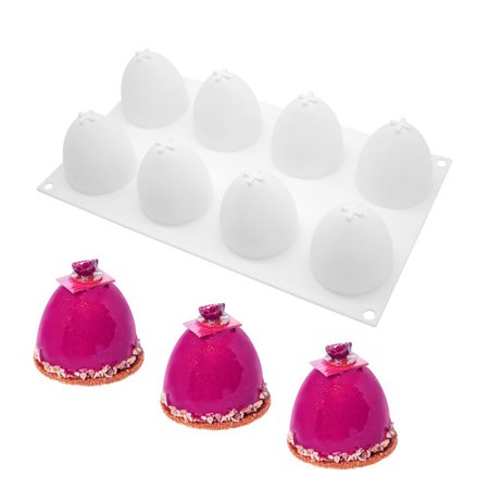 

BMForward Easter Mold Three-Dimensional Semicircular Silicone Mold Baking Utensils