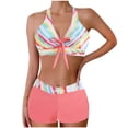 thumbnail image 2 of Traje de baño para mujer Traje de baño dividido con estampado grande para mujer Falda de bikini Traje de baño dividido Trajes de baño para mujer, 2 of 6
