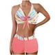 thumbnail image 2 of Traje de baño para mujer Traje de baño dividido con estampado grande para mujer Falda de bikini Traje de baño dividido Trajes de baño para mujer, 2 of 6