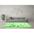 thumbnail image 3 of Ahgly Company Indoor Rectangle Abstract Green Modern Area Rugs, 5' x 8', 3 of 4