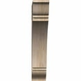thumbnail image 3 of Ekena Millwork 5 1/2"W x 26"D x 30"H Thorton Traditional Smooth Bracket, Douglas Fir, 3 of 13