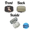 thumbnail image 3 of Chihuahua Dog Sitting Small Travel Handbag Pill Box Case, 3 of 6