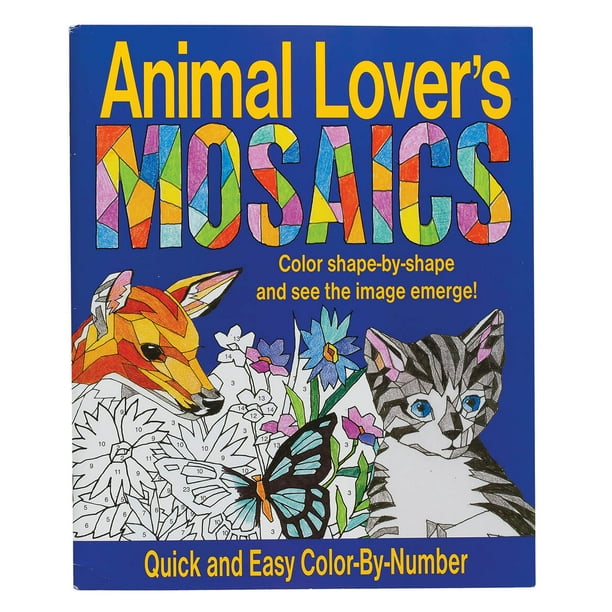Mosaics Color By Number Animals