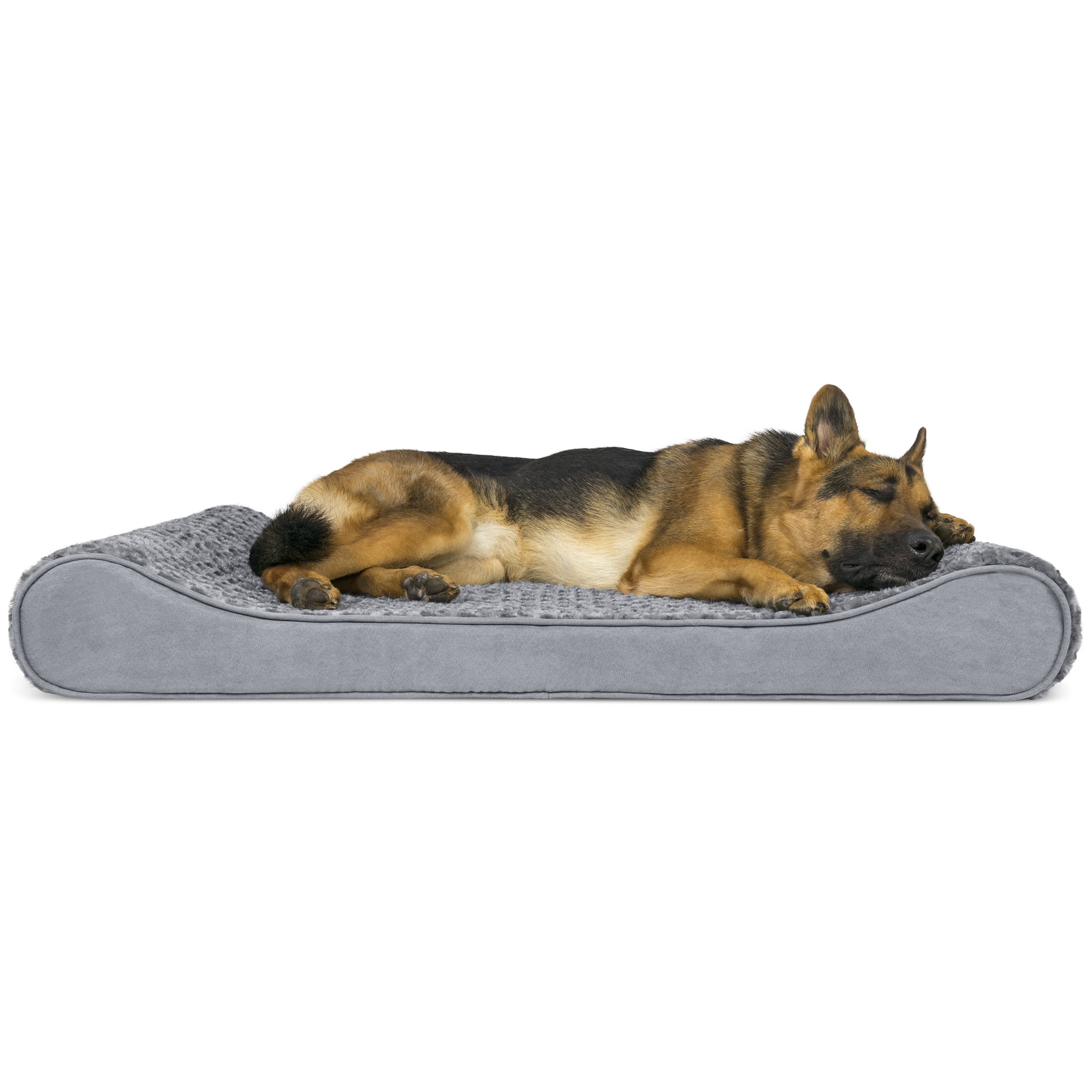 FurHaven Pet Dog Bed Orthopedic Ultra Plush Luxe Lounger Pet Bed for