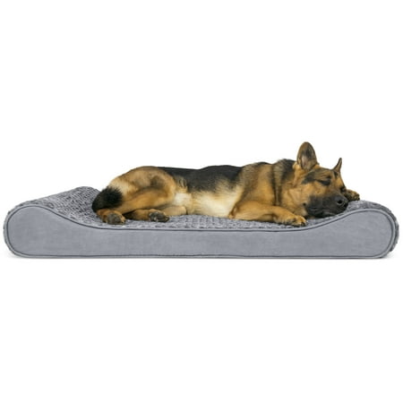 FurHaven Ultra Plush Luxe Lounger Orthopedic Dog Bed - Jumbo, Gray