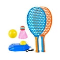 thumbnail image 4 of Raqueta de Tenis Perfecl con Cuerda y 3 Bolas para Ejercicio en Casa Azul Naranja, 4 of 8