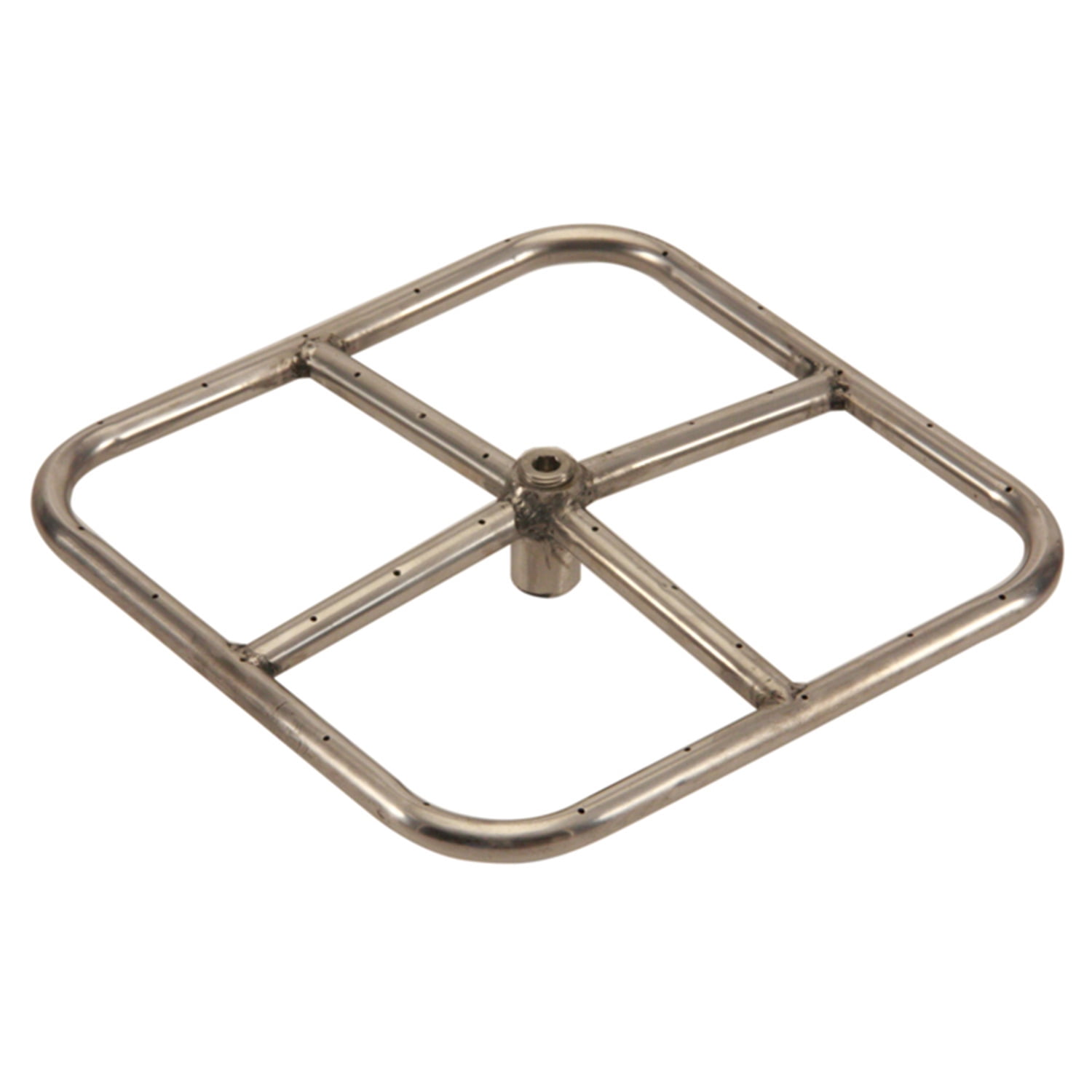 Hpc Square Stainless Steel Fire Pit, Stainless Steel Fire Pit Burner
