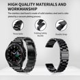 thumbnail image 3 of Correa de reloj GOLDTOLUCK compatible con Samsung Galaxy 20 mm, 3 of 7