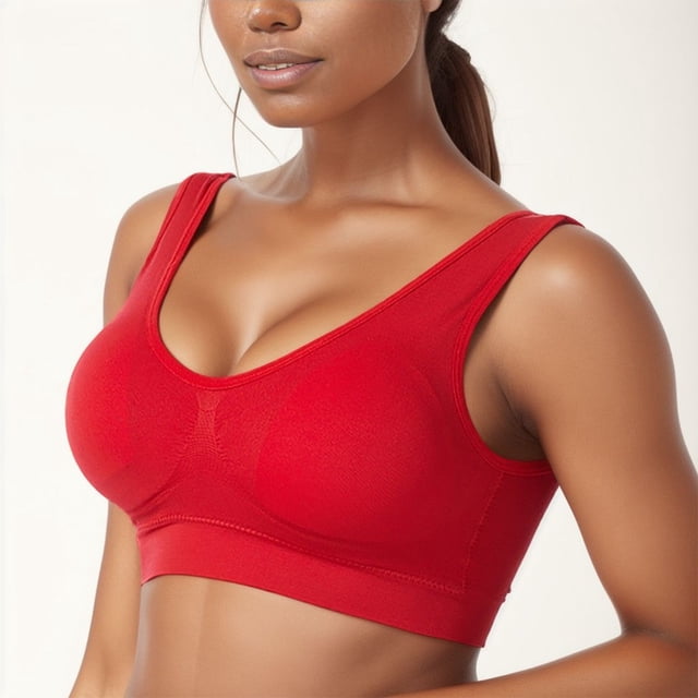 Yoga Bra Yoga Underwear for Workouts Seamless MID Solid Color Sports Bra with Removable Pads