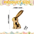 thumbnail image 3 of Easter Decorations, Golden Bunny Figurines, Bunny Ceramic Rabbit Jewelry Holder Dish - Trinket Tray for Rings, Earrings, Necklace Organizer, for Home Office Table Decor Style 1, 3 of 9
