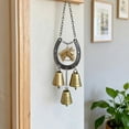 thumbnail image 6 of Fufafayo Metal Wind Chime, Wind Chime, Metal Horseshoe Shaped Bells, Outdoor Garden Courtyard Decor, Terrace Patio Hanging Ornament, Melodious Relaxation Gift, 6 of 6