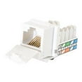 thumbnail image 1 of C2G 90�� Cat5E RJ45 UTP Keystone Jack CAT 5e RJ-45 - White - Keystone Jack - - - Blanc, 1 of 2