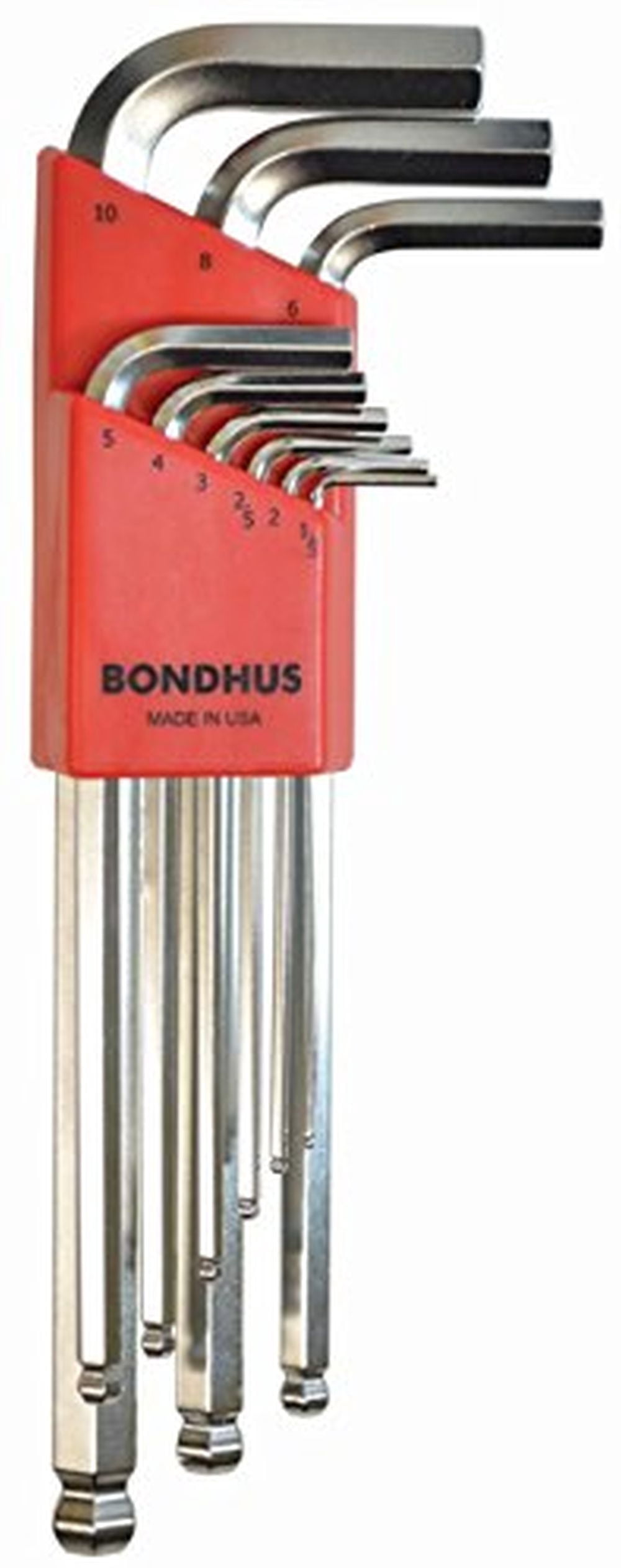 Bondhus Sechskantschlüssel Mit Kugelkopf – 2,5 Mm, 112 Mm Lang, BriteGuard-Finish