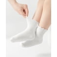thumbnail image 5 of Formypet Toddler Girls Ruffle Dress Socks, Cotton Turn Cuff Frilly Socks for Babies and Little Girls, 5 of 8