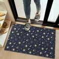thumbnail image 2 of Dark Blue Moon Pattern Door Rugs,Washable Non Slip Door Mats Indoor,Decorative Door Mats,Entry Mat Indoor for Entrance,Bedroom,Kitchen,Bathroom,20"x32", 2 of 6