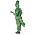 thumbnail image 4 of Dress-Up-America T-Rex Costume for Kids - Dinosaur Costume for Boys and Girls - Green Dino Jumpsuit Small, 4 of 4