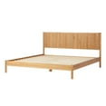 thumbnail image 5 of Walker Edison Transitional Solid Wood King Bed, Blonde, 5 of 17