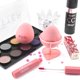thumbnail image 4 of Paquete de 2 soportes de maquillaje rosa soporte de esponja de belleza contenedor de secado de hojaldre de polvo de maquillaje (sin huevo de belleza) Namotu CZMR-HQ130, 4 of 4