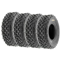 SunF ATV/UTV All Terrain Quad Mini Bike Tire 145x70/6 6PR Tubeless A015 (Set of 4)