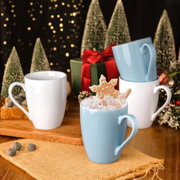 GBHOME 16oz Coffee Mugs Set of 6, Large Ceramic Coffee Mugs for