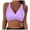 Purple Womens Bikini Sets Clearance, variant on BSDJILFG Bikini Tops for Women Front Twist Cross Push Up Sports Bras Wireless Soft Padded Waterproof Seamless Swim Tops for Big Breasted Women