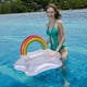 thumbnail image 4 of Floating Drink Holder Inflatable Beverage Salad Fruit Ice Serving Bar Food Cooler Containers Floating Tray Party Accessories Water Fun Decorations, 4 of 5