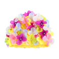 thumbnail image 2 of Handmade Hawaiian Flower Swim Cap for Hair Protection – Lightweight, Flexible Fashion Design for Women, 2 of 3