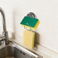 thumbnail image 4 of Suction Cup Hook Kitchen Storage Hook Sponge Storage Rack Bathroom Kitchen No Punching Required, 4 of 6