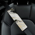 thumbnail image 4 of WYYP Marble Clyfford Still Black and Gold Car Seat Belt Cover Safety Protector 1Pcs, 4 of 5
