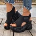 thumbnail image 6 of Dakaela Women's Platform Wedge Sandals Hollow out Non Slip Walking Sneakers Orthopedic Open Toe Casual Summer Sport Shoes with Arch Support Size 6-10, 6 of 9