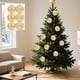thumbnail image 5 of Adorno Navideño Colgante: Bola de Plástico con Polvo, Bola Pintada, Adorno para Árbol de Navidad, Bola Hueca | Juego de Bolas de Plástico Multicolor 29,5 X 79 X 10 Cm / 11,6 X 7,6 X 3,9 Pulgadas | 1, 5 of 6