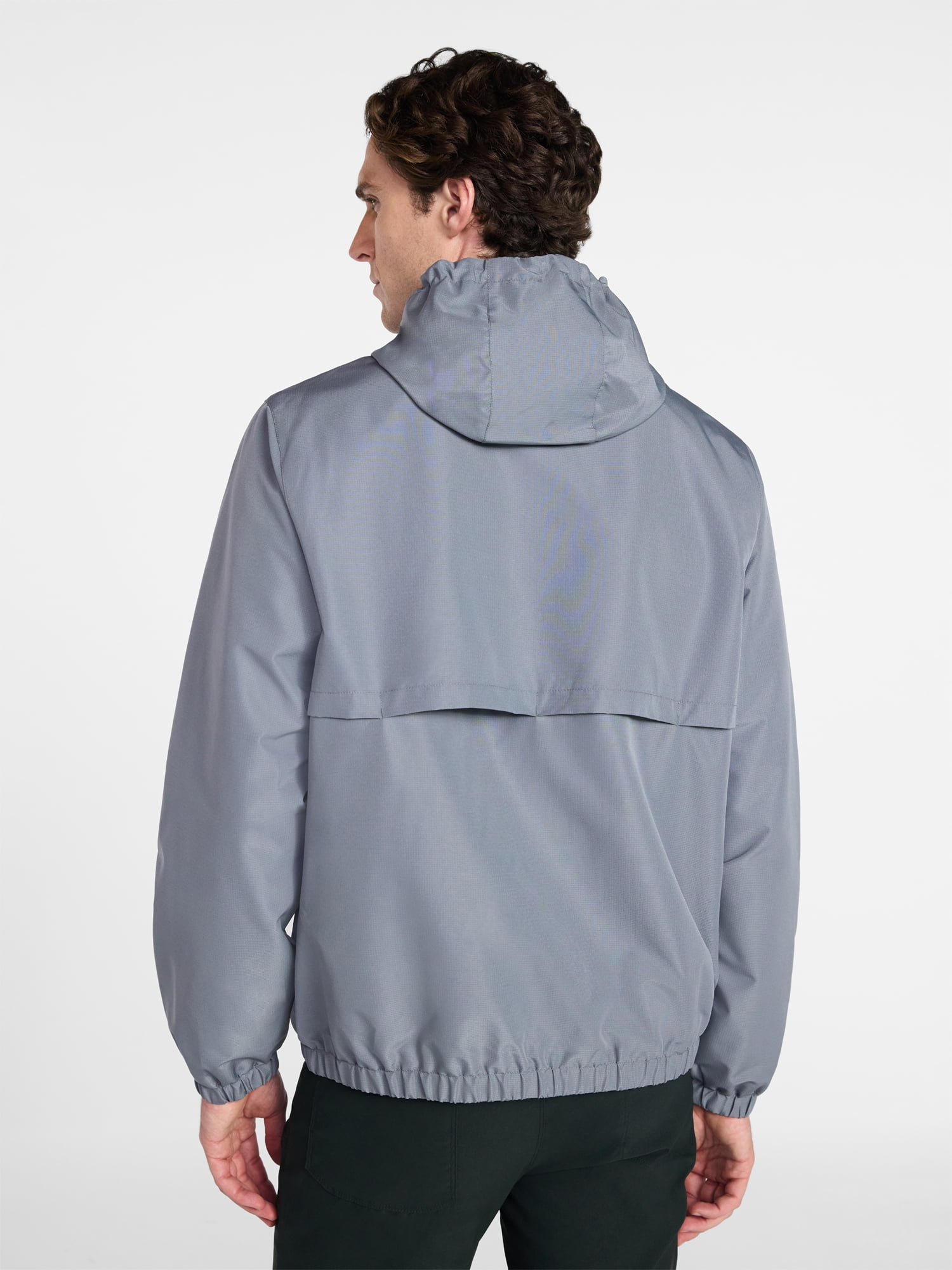 Ozark Trail Men's Windbreaker Jacket with Hood, Sizes S-3XL