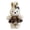 A, variant on Cute Bunny plush stuffed animal, 13.7 Inch Vintage Dressed Rabbit Adorable Bunny Stuffed Animal , Soft Rabbit Plushie Hug Pillow Gift for Kids and Adult, Easter Decor, H
