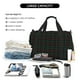 thumbnail image 5 of Balery Buffalo Plaid Dark Green Bolsa de Gimnasio para Mujeres, Bolsa de Viaje con Bolsillo Húmedo, Bolsa de Fin de Semana para Mujeres, Bolsa de Viaje Resistente al Agua, 5 of 7