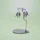 thumbnail image 1 of Candelabro giratorio, bandeja triangular redonda, romántico candelabro de acero inoxidable europeo giratorio con forma de carillón de viento para aromaterapia, para decoración de fiestas en el hogar,, 1 of 1