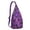 Purple-6, variant on Weed Aesthetic Crossbody Bag&nbsp;- Artistic Marijuana Leaf Illustration, Lightweight for Essentials