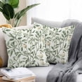 thumbnail image 3 of Outdoor Pillow Cover Green Leaves Fruit Set of 2 Waterproof Throw Pillowcases Spring Plant Decorative Patio Furniture Pillows for Couch Garden Indoor & Outdoor Use, 3 of 9