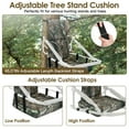 Tree Stand Seat Replacement Adjustable Treestand Seats for Hunting