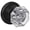Black, variant on Schlage Custom FC21 ALX 608 ALD Alexandria Glass Knob with Alden Trim Hall-Closet and Bed-Bath Lock, Satin Brass