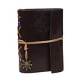 thumbnail image 2 of Refillable Leather Journal Notebook, Embossed Daily Planner with Blank Pages and Retro Pendants, Travel Diary for Writing and Gift, 2 of 9