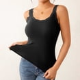 thumbnail image 3 of 2 Pack Lace Camisole Tank Tops for Women V Neck Soft Ribbed Cotton Cami Casual Stretch Lace Trim Cami Tunic Top, 3 of 6