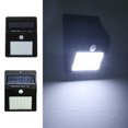 thumbnail image 4 of Luz de pared con Sensor de movimiento PIR de energía Solar, 8 LED/30 LED, impermeable, para exteriores, ahorro de energía, patio, camino, hogar, jardín, lámpara de seguridad Eigraketly JJ19319-04, 4 of 7