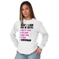 thumbnail image 2 of Animal Long Sleeve T-Shirts Tee For Women What I Look for In Guys Doberman Funny Dog La, 2 of 2