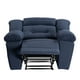 thumbnail image 2 of Sillón Reclinable Mecedora TRINITY Bumers 1 Plaza Azul Marino, 2 of 7